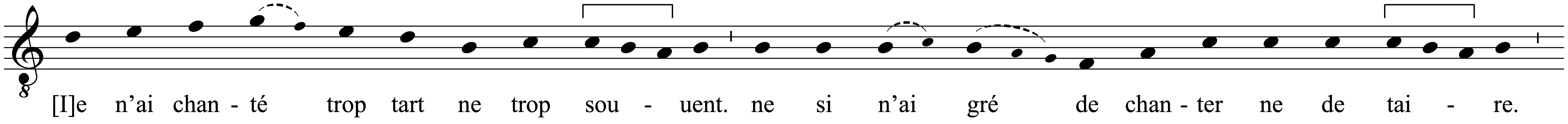 Work musical notation